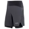 GOREWEAR R7 2-i-1 Shorts male, Black