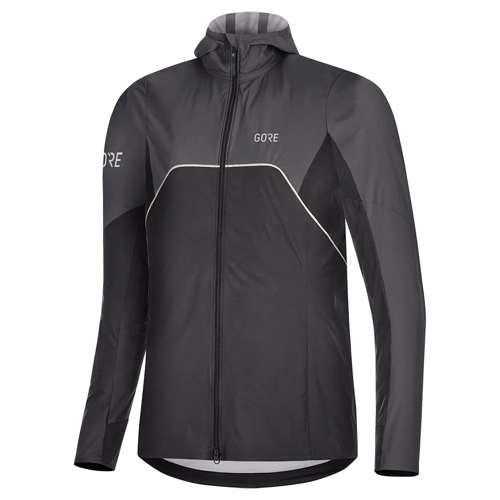 GOREWEAR R7 Partial Goretex Infinium Jakke female, Black / terra grey GOREWEAR R7 Partial Goretex Infinium Jakke female, Black / terra grey