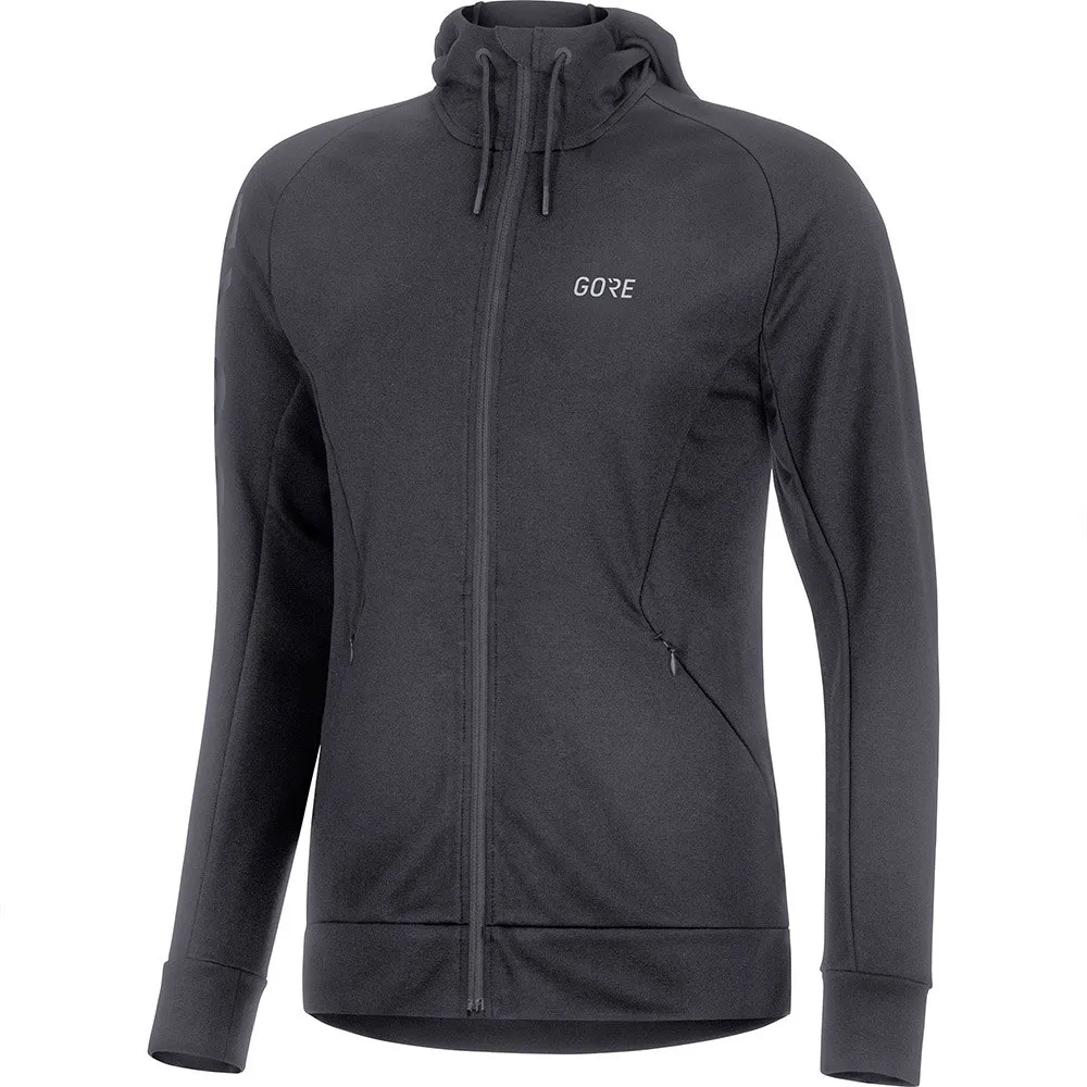 GOREWEAR Signature Genser Med Hel Glidelås, Black GOREWEAR Signature Genser Med Hel Glidelås, Black