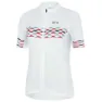 GOREWEAR Skyline Kort Ermet Trøye Refurbished, White / scuba blue