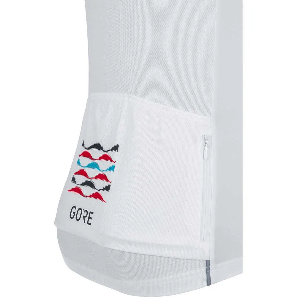 GOREWEAR Skyline Kort Ermet Trøye Refurbished, White / scuba blue GOREWEAR Skyline Kort Ermet Trøye Refurbished, White / scuba blue