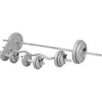 Gorilla Barbell Curl Bar Hantler Iron - 108 kg, Vektstangsett jern Gorilla Barbell Curl Bar Hantler Iron - 108 kg, Vektstangsett jern