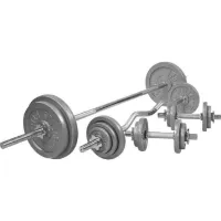 Gorilla Barbell Curl Bar Hantler Iron - 108 kg, Vektstangsett jern Gorilla Barbell Curl Bar Hantler Iron - 108 kg, Vektstangsett jern