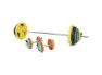 Gorilla Barbell manualer Trigrip F - 108kg, Vektstangsett gummibelagt