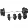 Gorilla Curl Bar Dumbbells Pro Trigrip - 70 kg, Vektstangsett plast