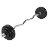 Gorilla Curl bar Gummi - 35 kg, Vektstangsett gummibelagt