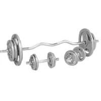 Gorilla Curl Bar Hantler Trigrip Støpejern - 70 kg, Vektstangsett jern Gorilla Curl Bar Hantler Trigrip Støpejern - 70 kg, Vektstangsett jern