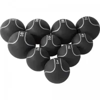 Gorilla Medisinballpakke Sort/Sølv - 55kg, Medisinball