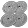 Gorilla Vektskiver JERN Sølv - 2x10kg 2x5kg, Vektpakke jern