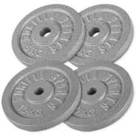 Gorilla Vektskiver JERN Sølv - 2x10kg 2x5kg, Vektpakke jern Gorilla Vektskiver JERN Sølv - 2x10kg 2x5kg, Vektpakke jern