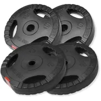 Gorilla Vektskiver PRO Trigrip - 2x5kg 2x10kg, Vektpakke gummibelagt