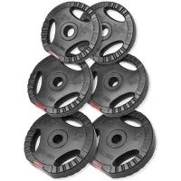 Gorilla Viktskivor PRO Trigrip - 17,5kg, Vektpakke gummibelagt Gorilla Viktskivor PRO Trigrip - 17,5kg, Vektpakke gummibelagt