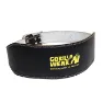 Gorilla Wear 6 Inch polstret Løftebelte Lær, Svart/guld, L/XL