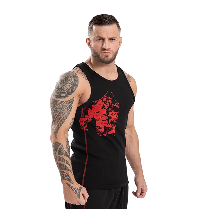 Gorilla Wear Monterey Tank Top, Svart/röd