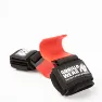 Gorilla Wear Weight Lifting Hooks, Black/red
