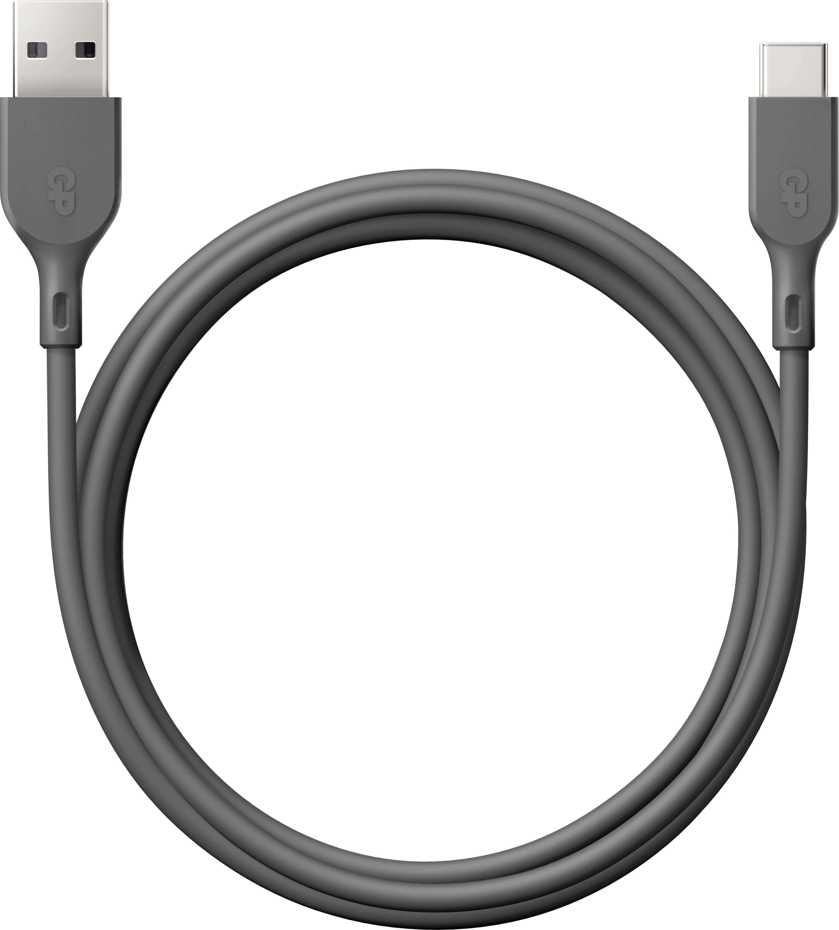GP Essential Cable USB-A To USB-C 1m, Grey, One Size