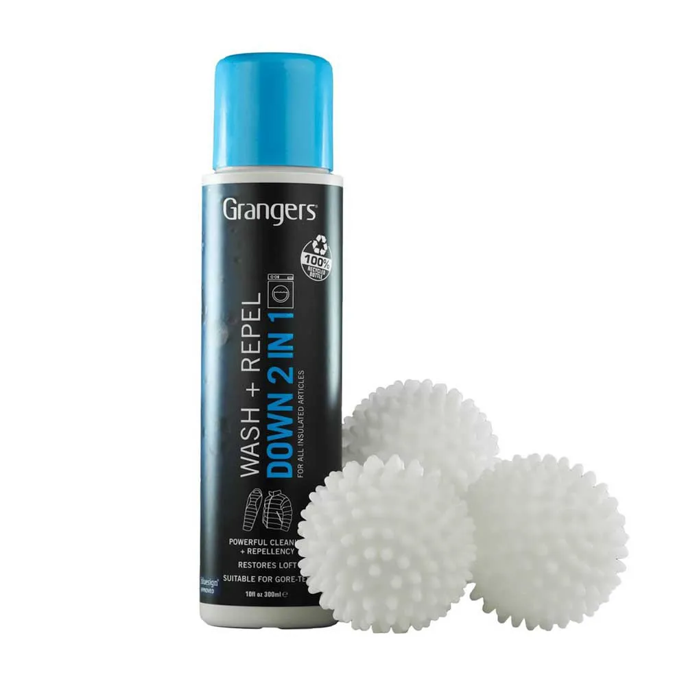 Grangers Tørkeballer Og Dunpleie Rengjøringssett 300ml, White / blue, One Size
