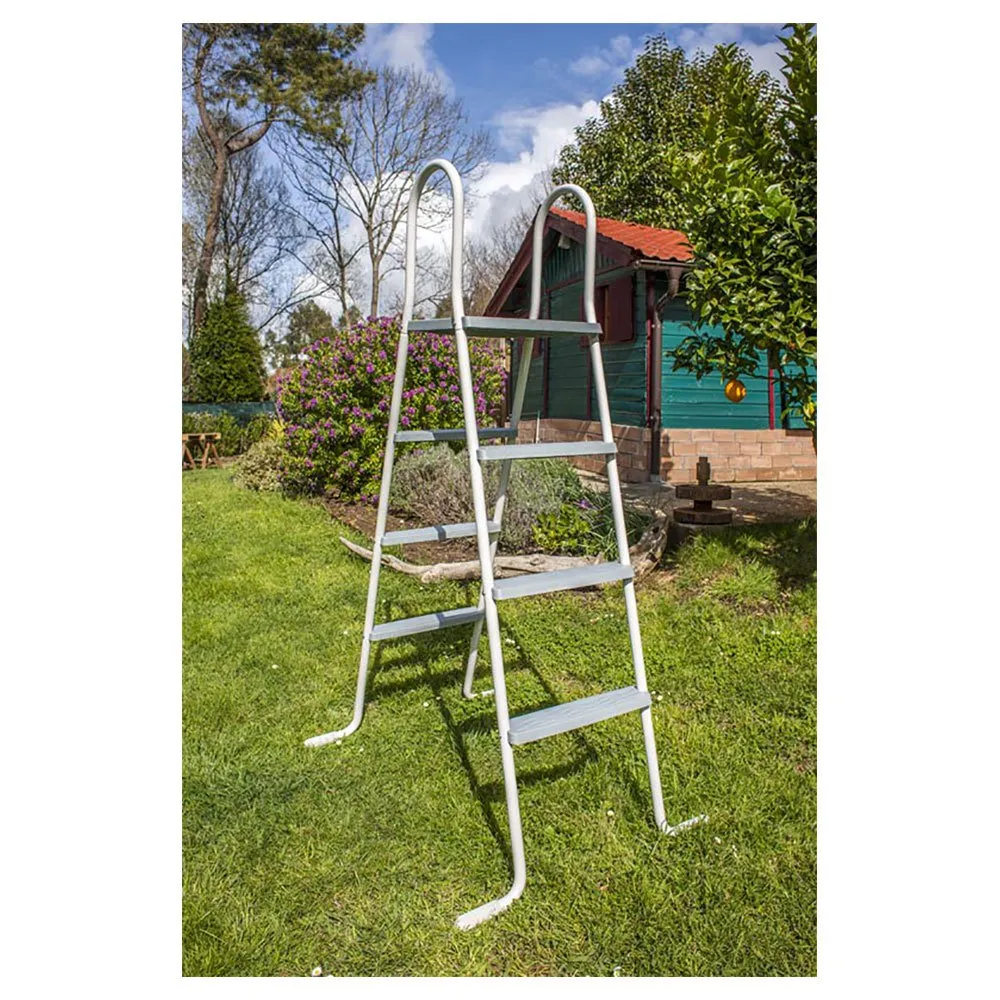 Gre Accessories 3 Trinn For Basseng Over Høyde 120-130 Cm unisex, Galvanized steel, One Size Gre Accessories 3 Trinn For Basseng Over Høyde 120-130 Cm unisex, Galvanized steel, One Size