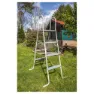 Gre Accessories 3 Trinn For Basseng Over Høyde 120-130 Cm unisex, Galvanized steel, One Size