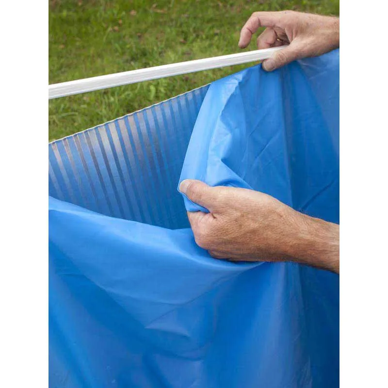 Gre Accessories 460x120 Cm Stål Bassengliner, Blue, 460 x 120cm