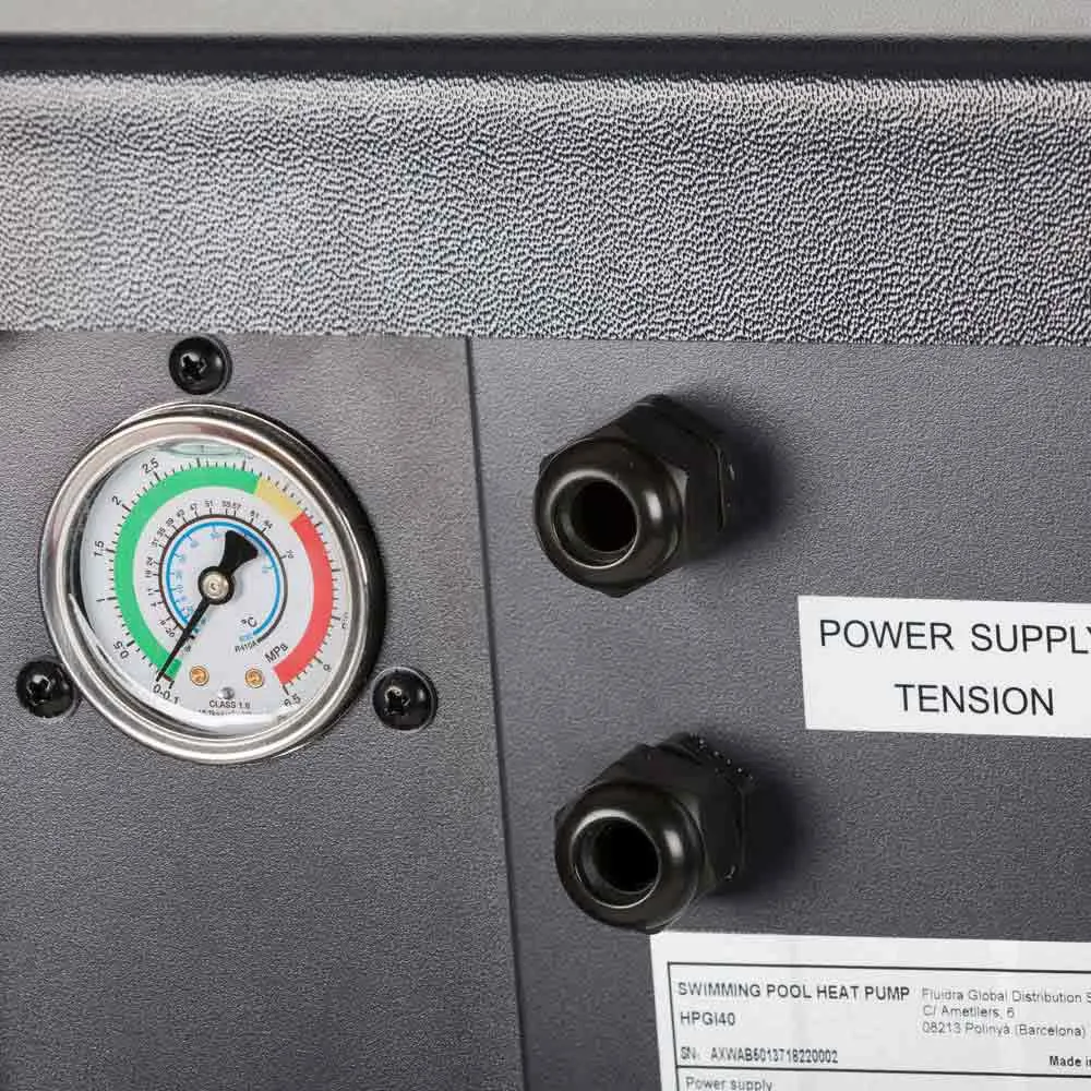 Gre Accessories 75 M³ 230 V Ø50mm 13kw Invertervarmepumpe, Black, 75m³