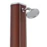 Gre Accessories Aluminium Rund Sol Dusj unisex, Brown, 32L
