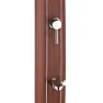 Gre Accessories Aluminium Rund Sol Dusj unisex, Brown, 32L