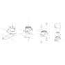 Gre Accessories Blå Justerbar Tappesal 50 Mm unisex, Black, 50mm