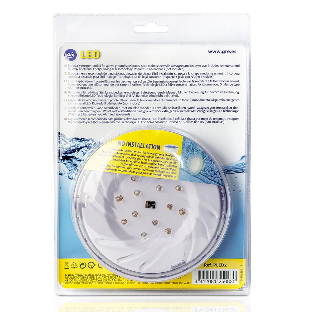 Gre Accessories Led-projektor For Overjordiske Bassenger 2 Enheter unisex, White, One Size Gre Accessories Led-projektor For Overjordiske Bassenger 2 Enheter unisex, White, One Size