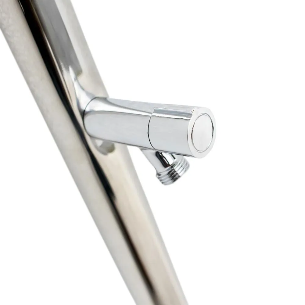 Gre Accessories Minimalistisk Med Fotkran unisex, Stainless steel, 216cm
