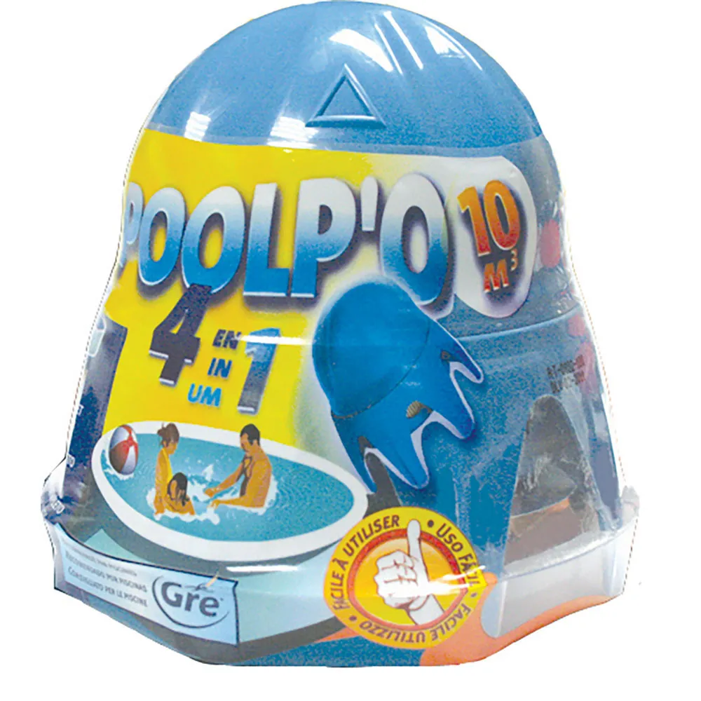 Gre Accessories Poolp´o ³ Multifunksjonsbehandling 4 Funksjoner 0-10 M unisex, Blue, 250g Gre Accessories Poolp´o ³ Multifunksjonsbehandling 4 Funksjoner 0-10 M unisex, Blue, 250g
