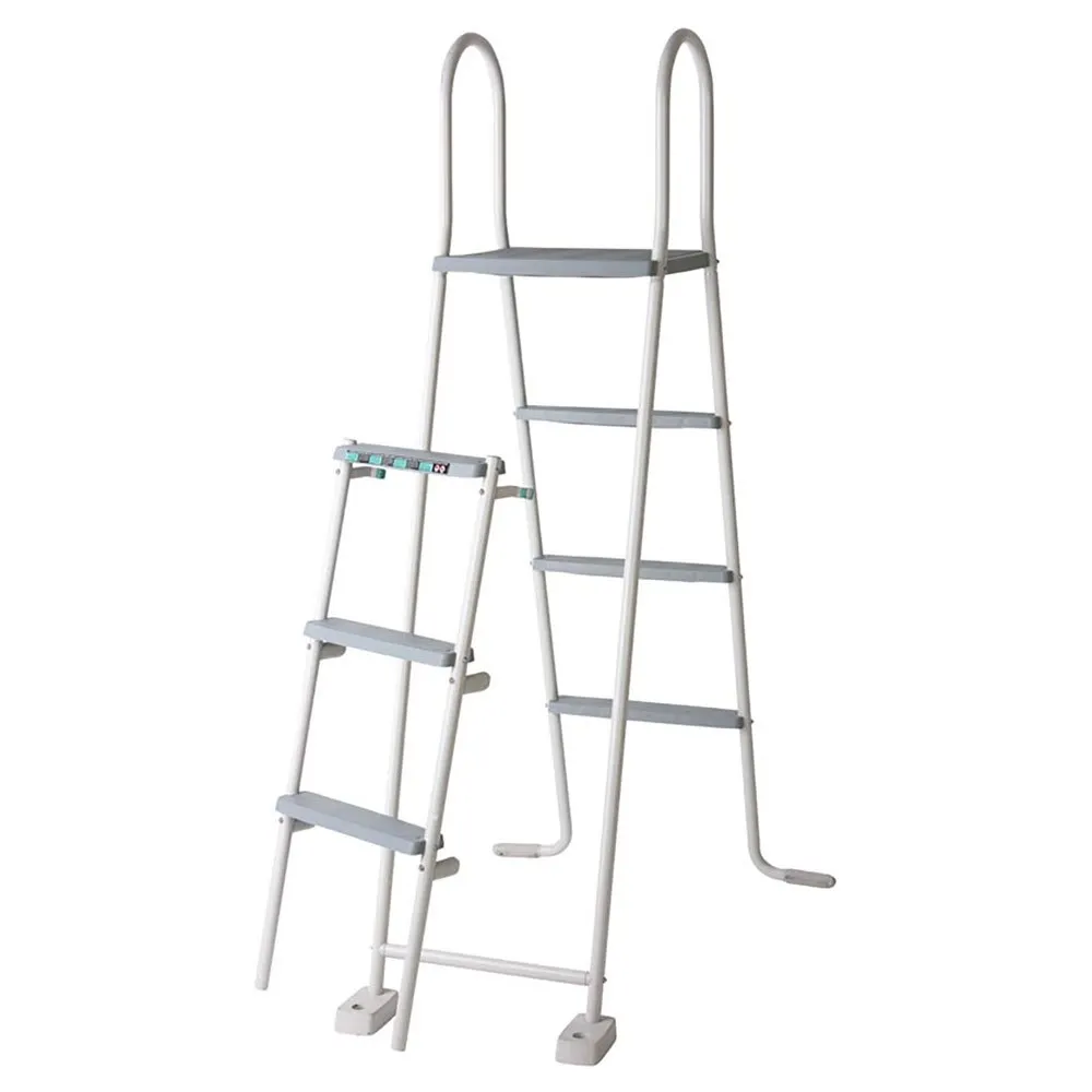 Gre Accessories Sikkerhet 3-trinns For Basseng Over Bakken 120-130 Cm unisex, Galvanized steel, One Size Gre Accessories Sikkerhet 3-trinns For Basseng Over Bakken 120-130 Cm unisex, Galvanized steel, One Size