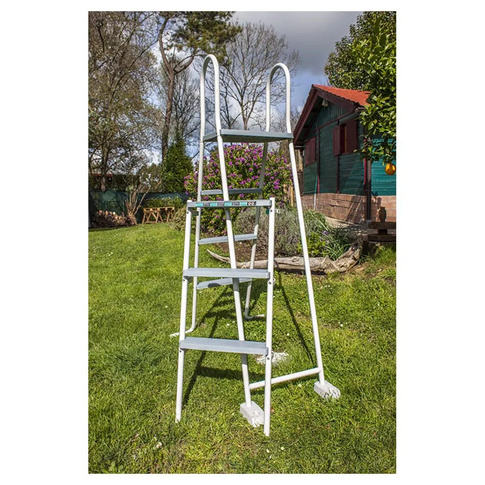 Gre Accessories Sikkerhet 3-trinns For Basseng Over Bakken 120-130 Cm unisex, Galvanized steel, One Size Gre Accessories Sikkerhet 3-trinns For Basseng Over Bakken 120-130 Cm unisex, Galvanized steel, One Size