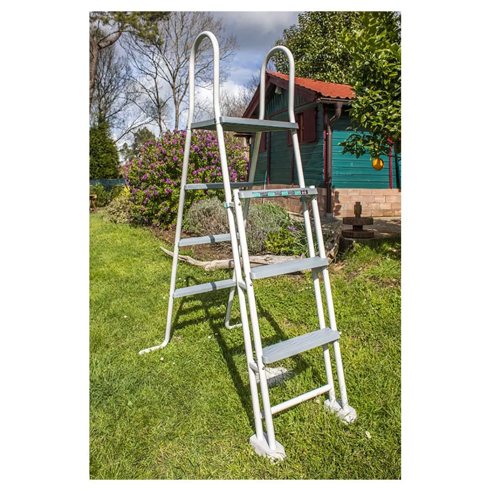 Gre Accessories Sikkerhet 3-trinns For Basseng Over Bakken 120-130 Cm unisex, Galvanized steel, One Size Gre Accessories Sikkerhet 3-trinns For Basseng Over Bakken 120-130 Cm unisex, Galvanized steel, One Size