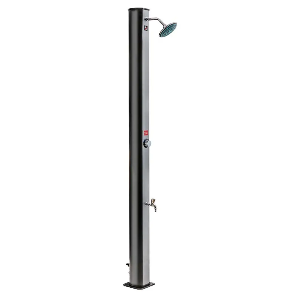 Gre Accessories Solcelledusj I Pvc Med Fotkran 35l unisex, Black / silver, 214cm