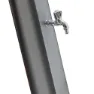 Gre Accessories Solcelledusj I Pvc Med Fotkran 35l unisex, Black / silver, 214cm