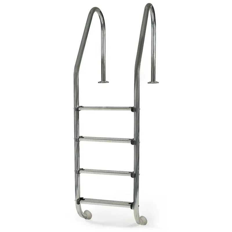 Gre Accessories Standard Nedgravd Bassengstige 4 Trinn unisex, Silver, One Size