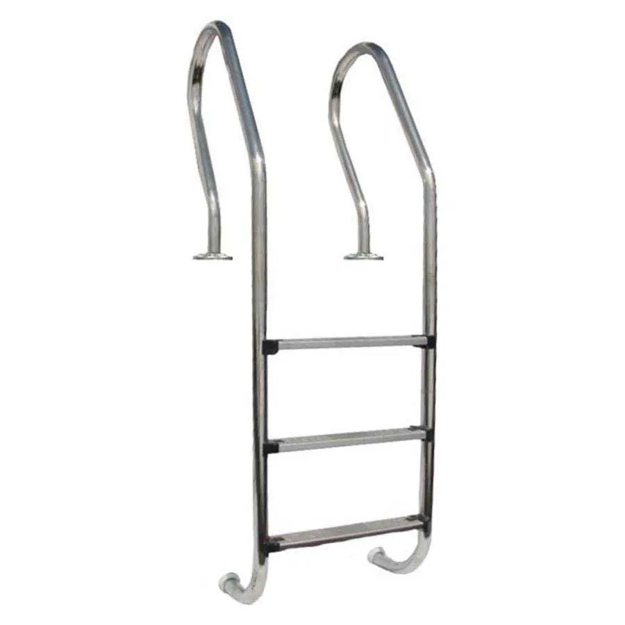 Gre Accessories Stiger I Rustfritt Stål Aisi 304 Til Basseng unisex, Silver, 162.5 x 50cm
