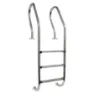 Gre Accessories Stiger I Rustfritt Stål Aisi 304 Til Basseng unisex, Silver, 162.5 x 50cm