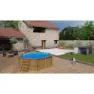 Gre Accessories Vanille 2 Round Wooden Pool´s Liner Refurbished unisex, Blue, Ø343 x 116cm