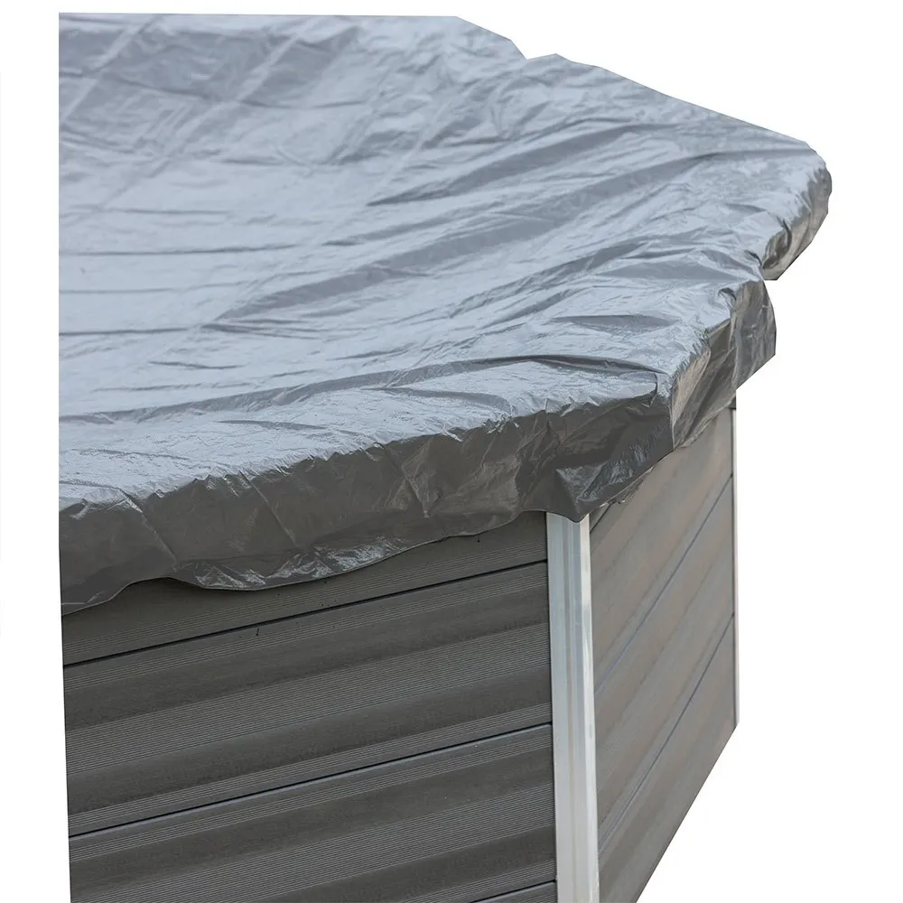 Gre Accessories Vintertrekk Til Firkantet Basseng unisex, Grey, 376 x 376cm