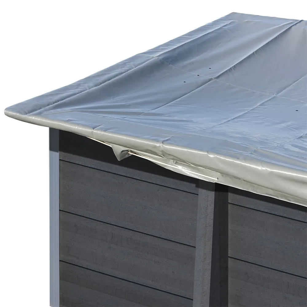 Gre Accessories Vintertrekk Til Firkantet Basseng unisex, Grey, 376 x 376cm