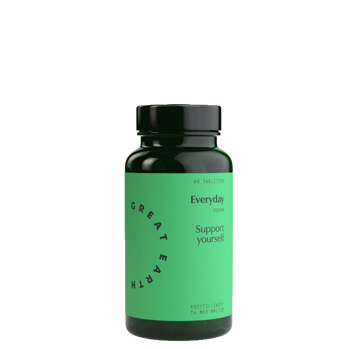 Great Earth ryday Multivitamin + Fordøyelsesenzym 60 tabletter