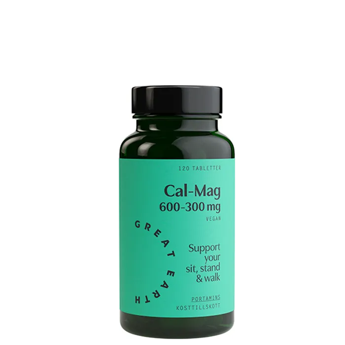 Great Earth sium Magnesium 600/300 mg 120 tabletter, 600/300mg