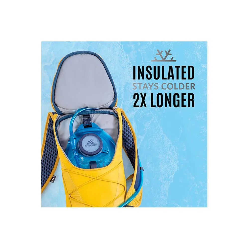 Gregory Pace 6 H2o 6l + 2l Drikkesekk For Kvinner, Mineral yellow, One Size
