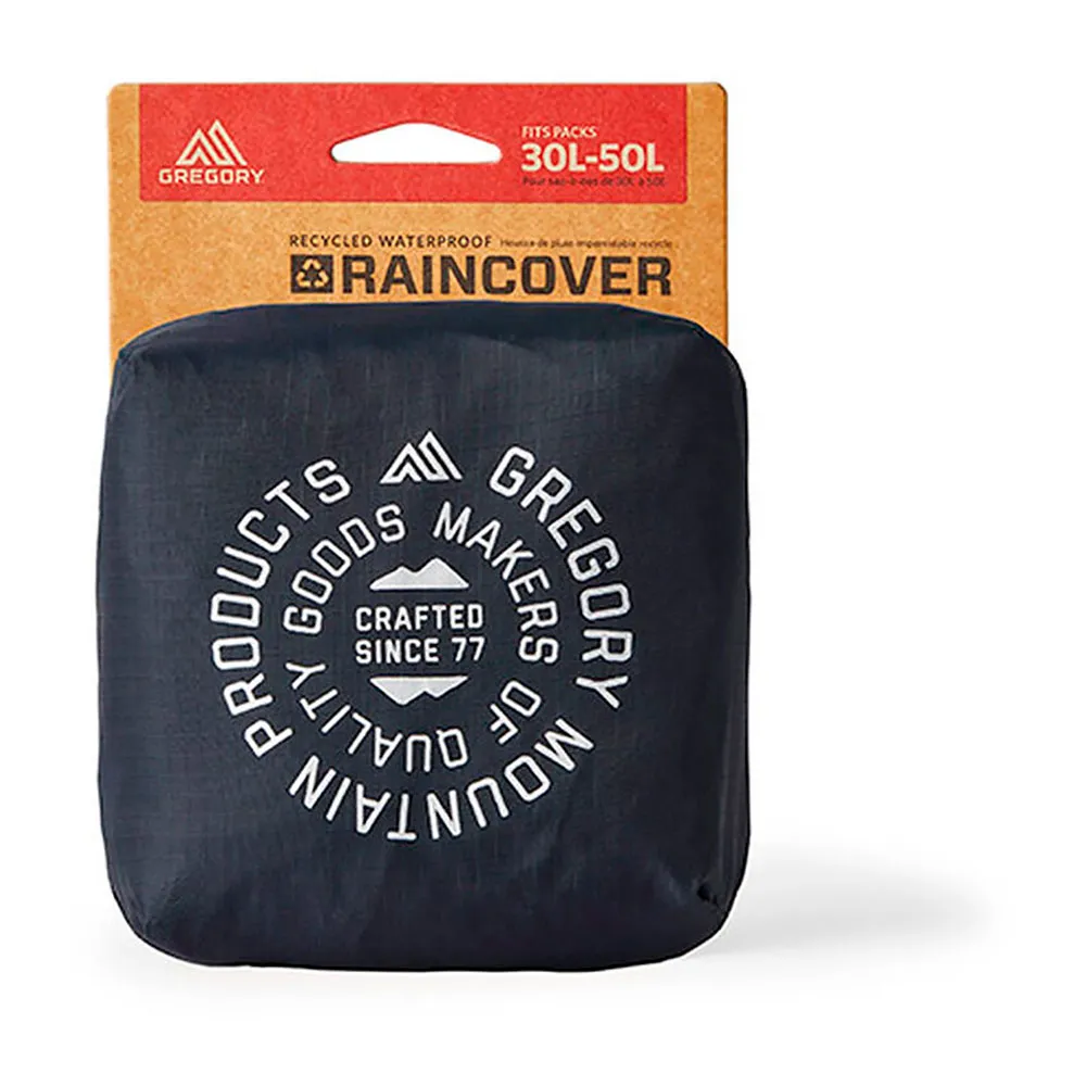 Gregory Raincover 30-50l Regntrekk Til Sekk, Obsidian black