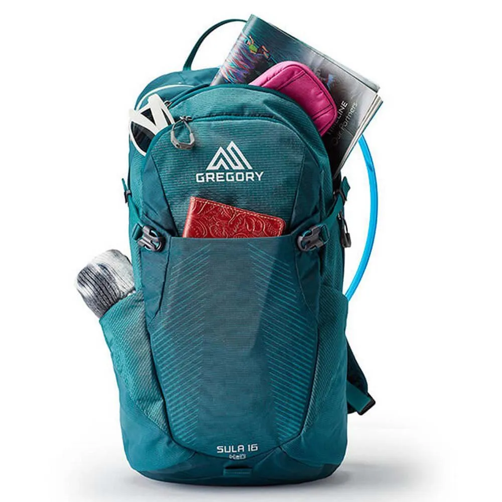 Gregory Sula 16l H2o + 3l Hydreringsryggsekk For Kvinner, Antigua green, One Size