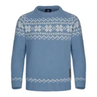 Gridarmor Kids' Snøkrystall Round Neck Ullgenser