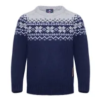 Gridarmor Kids' Snøkrystall Round Neck Ullgenser