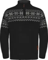 Gridarmor Men's Snøkrystall Half Zip Ullgenser